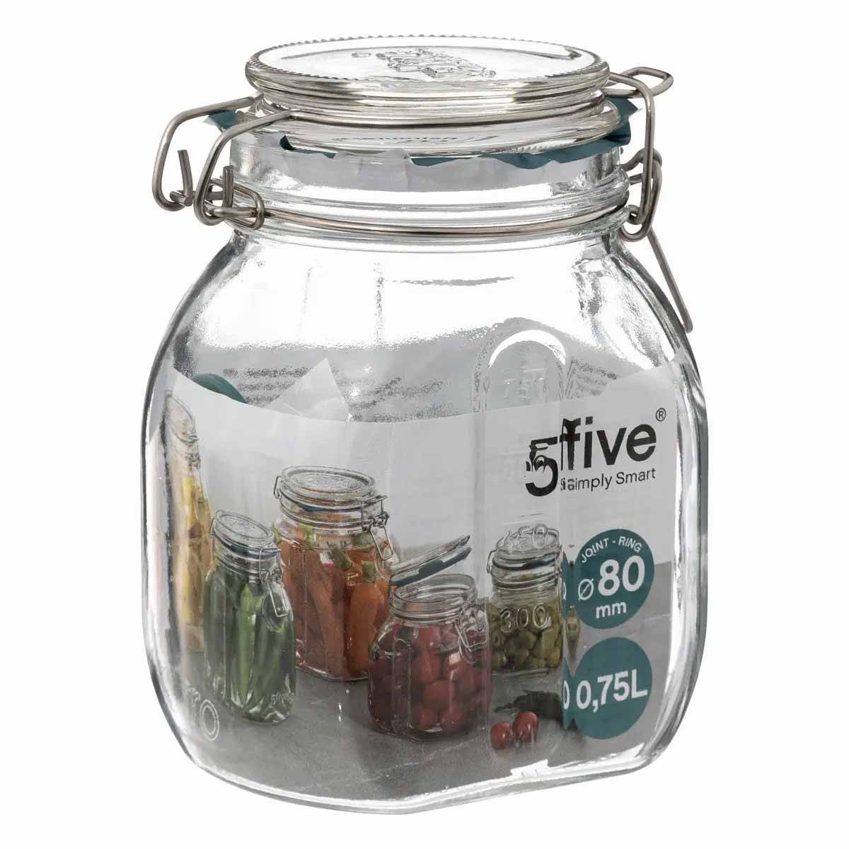 Bocal en Verre Gradué "Jarro" 750ml Transparent - Image 4