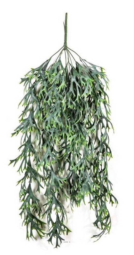 Chute de staghorn artificiel L 80 cm vert - Image 2