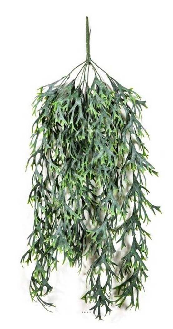 Chute de staghorn artificiel L 80 cm vert - Image 1