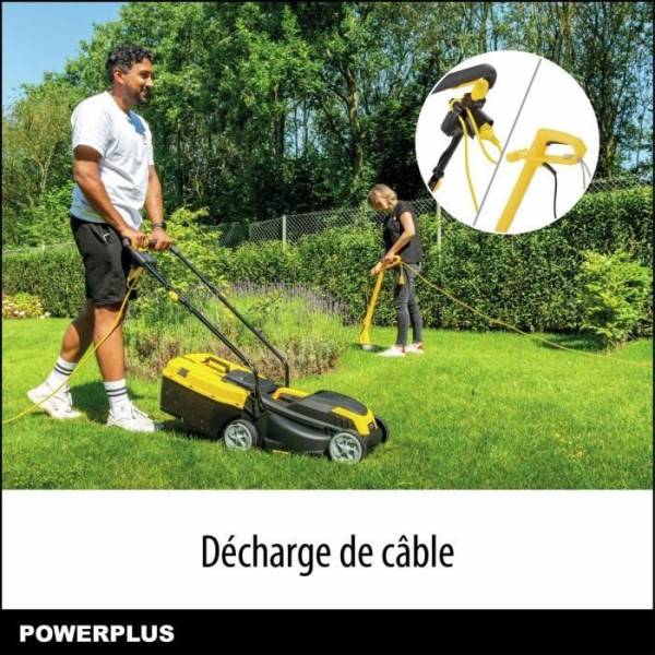 Tondeuse a gazon et Coupe-Bordure électrique - POWERPLUS - POWXG62205T- Tondeuse 1300 W & 32 mm Ø - Coupe-Bordures 250 W & 220 - Image 6