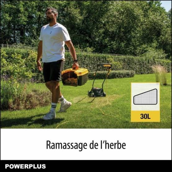 Tondeuse a gazon et Coupe-Bordure électrique - POWERPLUS - POWXG62205T- Tondeuse 1300 W & 32 mm Ø - Coupe-Bordures 250 W & 220 - Image 3