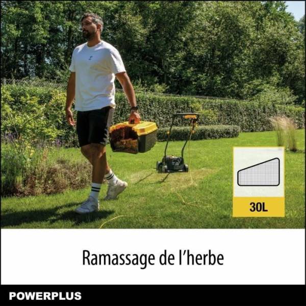 Tondeuse a gazon et Coupe-Bordure électrique - POWERPLUS - POWXG62205T- Tondeuse 1300 W & 32 mm Ø - Coupe-Bordures 250 W & 220 - Image 3