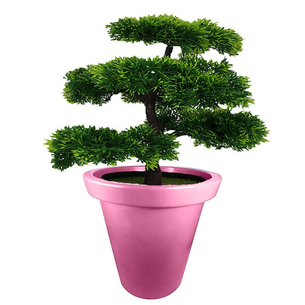Pot de fleurs rond xxl delight 760l-lot de 2 - plast'up rotomoulage - Image 3
