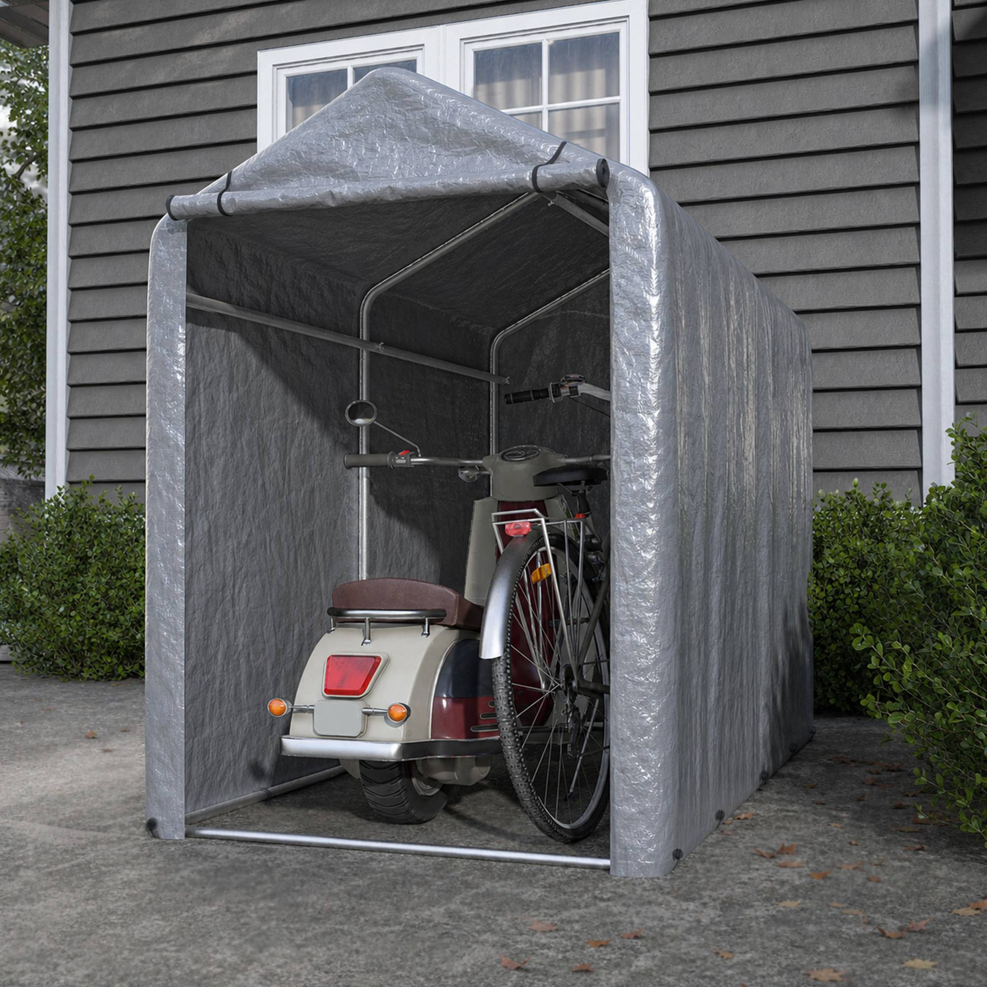 ComfortXL - Abri vélo extérieur PE 100 x 187 x 160 cm avec cadre acier galvanisé étanche UV - ComfortXL Outdoor Living - Image 7