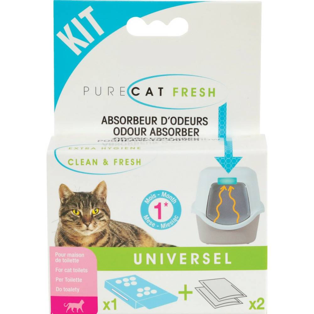 animallparadise - Filtre Anti-odeurs pour maison de toilette de chat - Image 1