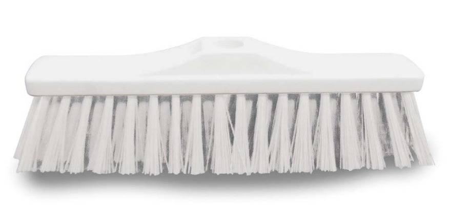 Balai Droit 37,5Cm Mi Dur Blanc - Guialto