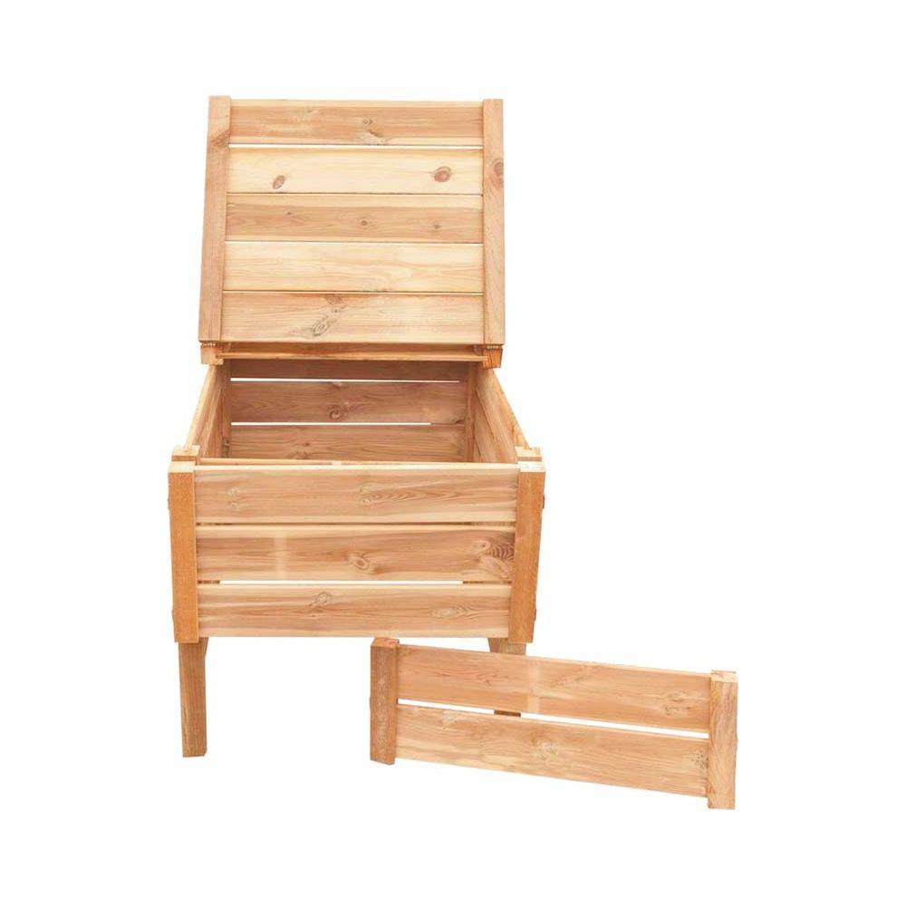 Sauvegarde58 - Composteur de jardin en bois Douglas du Morvan PEFC 350 litres - Image 4