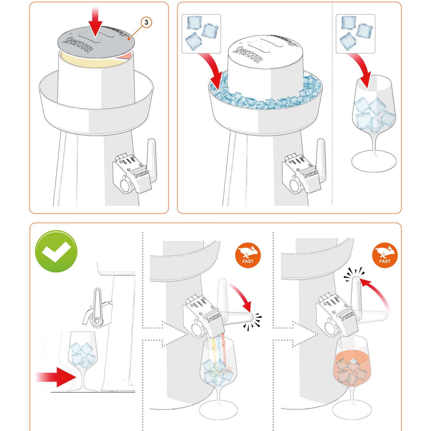 Distributeur Sprizzer Nero preparez un Aperol Spritz en seulement 5 secondes - Image 8