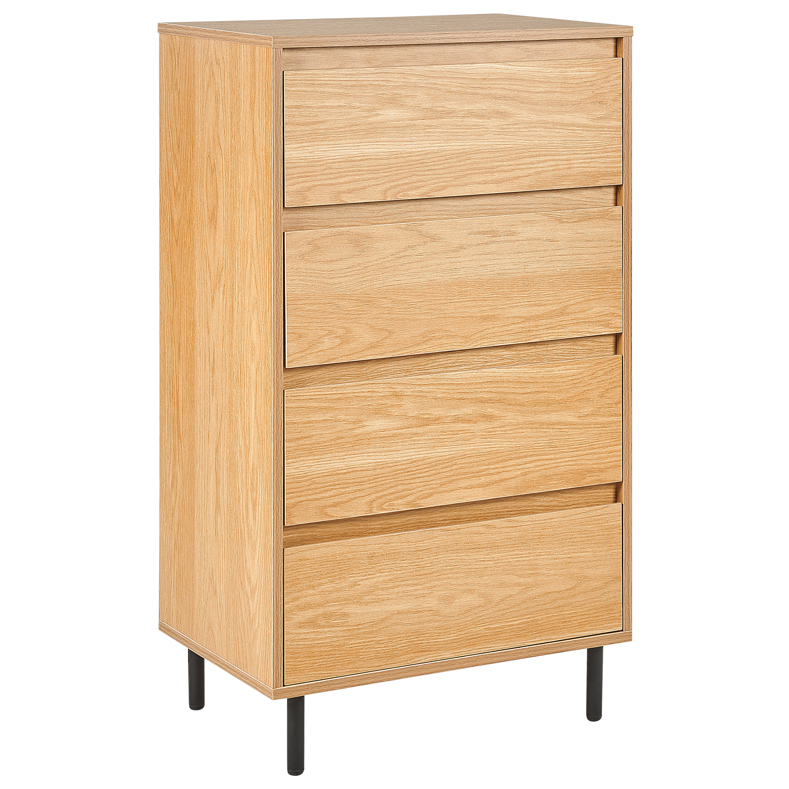 Beliani - Commode Panneau de particules de bois Marron clair NIKEA - 60x40x104- Beliani - Image 2