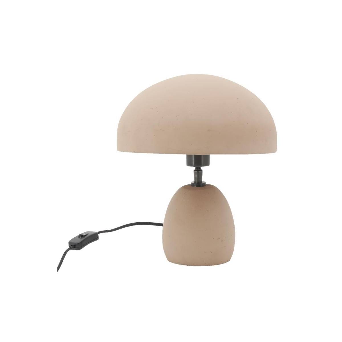 Aubry Gaspard - Lampe en argile taupe - Image 1