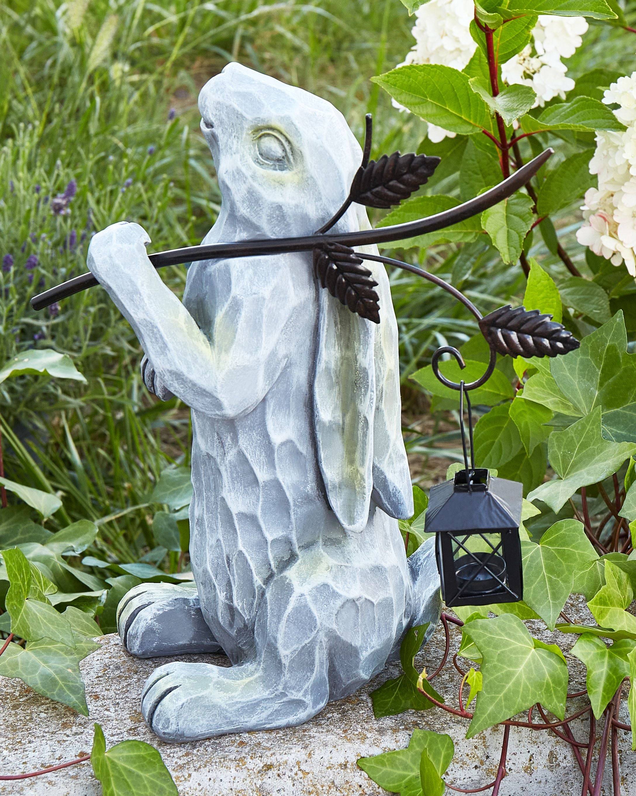 Beliani - Statue de jardin Oxyde de magnésium Gris NOLAY - Beliani - Image 1