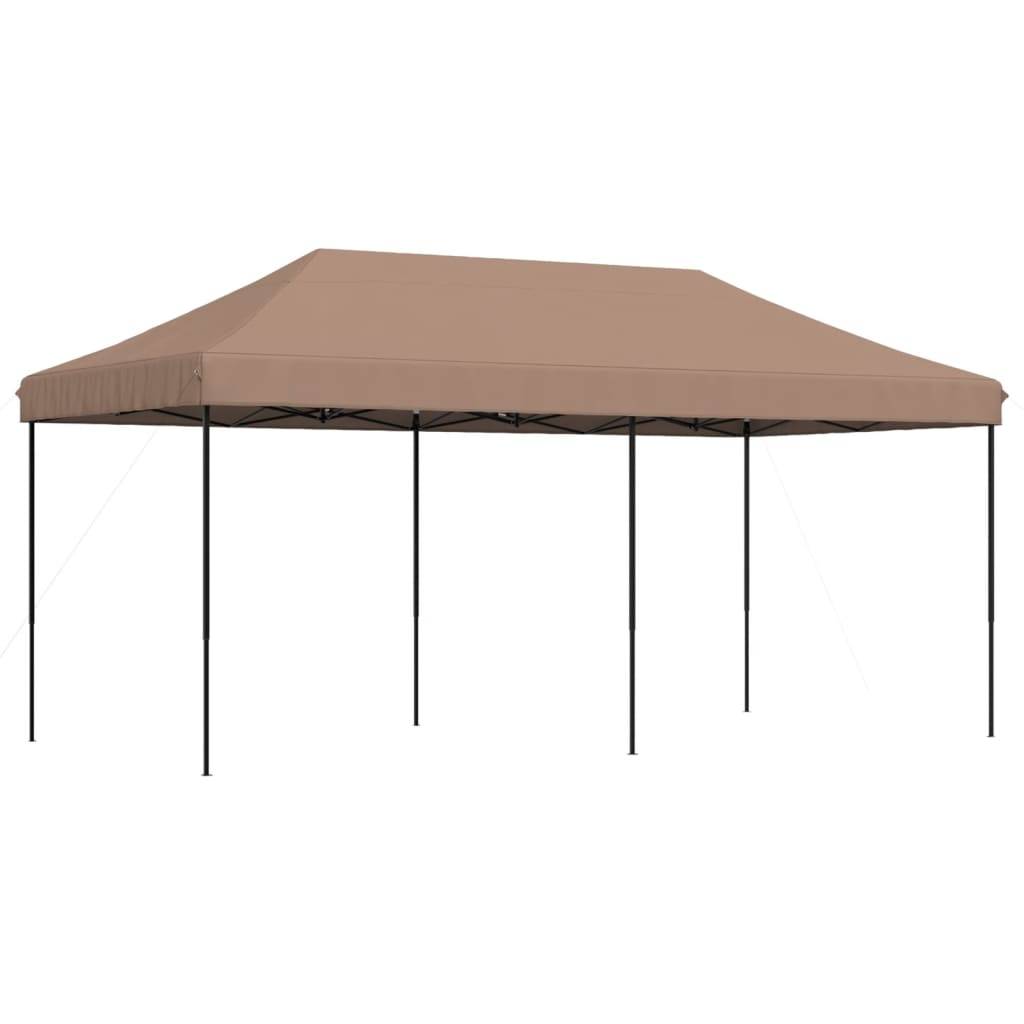 Barnum Professionnel Pliable 6x3 m Acier Tente de Marché Robuste Marron – ComfortXL Outdoor Living - Image 5