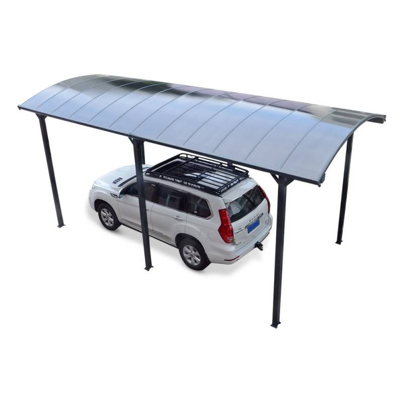 X-Metal - Carport aluminium anthracite 27,36 m² pour camping-car toit polycarbonate 6mm anti-UV X-Metal - Image 5