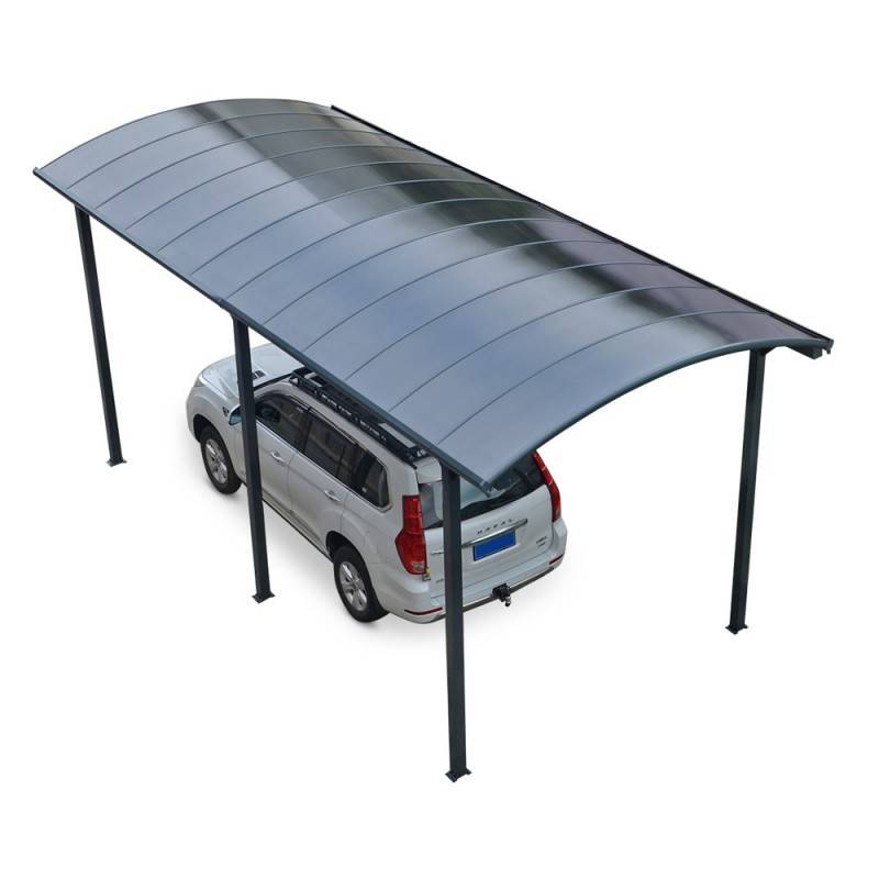 X-Metal - Carport aluminium anthracite 27,36 m² pour camping-car toit polycarbonate 6mm anti-UV X-Metal - Image 3