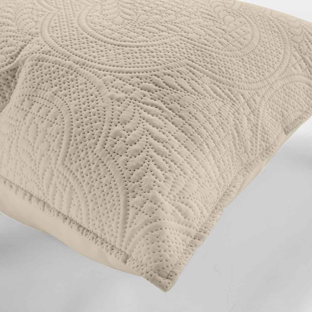 Housse de Coussin "Romane" 40x40cm Naturel - Image 3