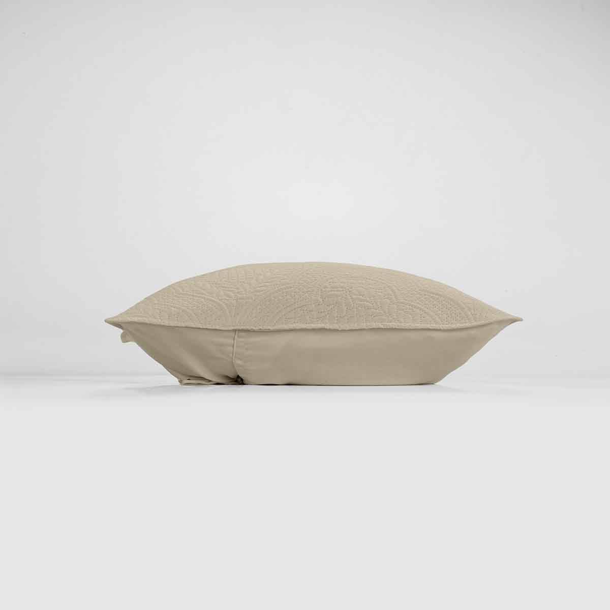 Housse de Coussin "Romane" 40x40cm Naturel - Image 2