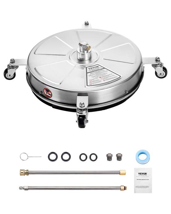 VEVOR Nettoyeur surface HP 465mm, acier inox, 275 bar, 2 buses. - Image 1