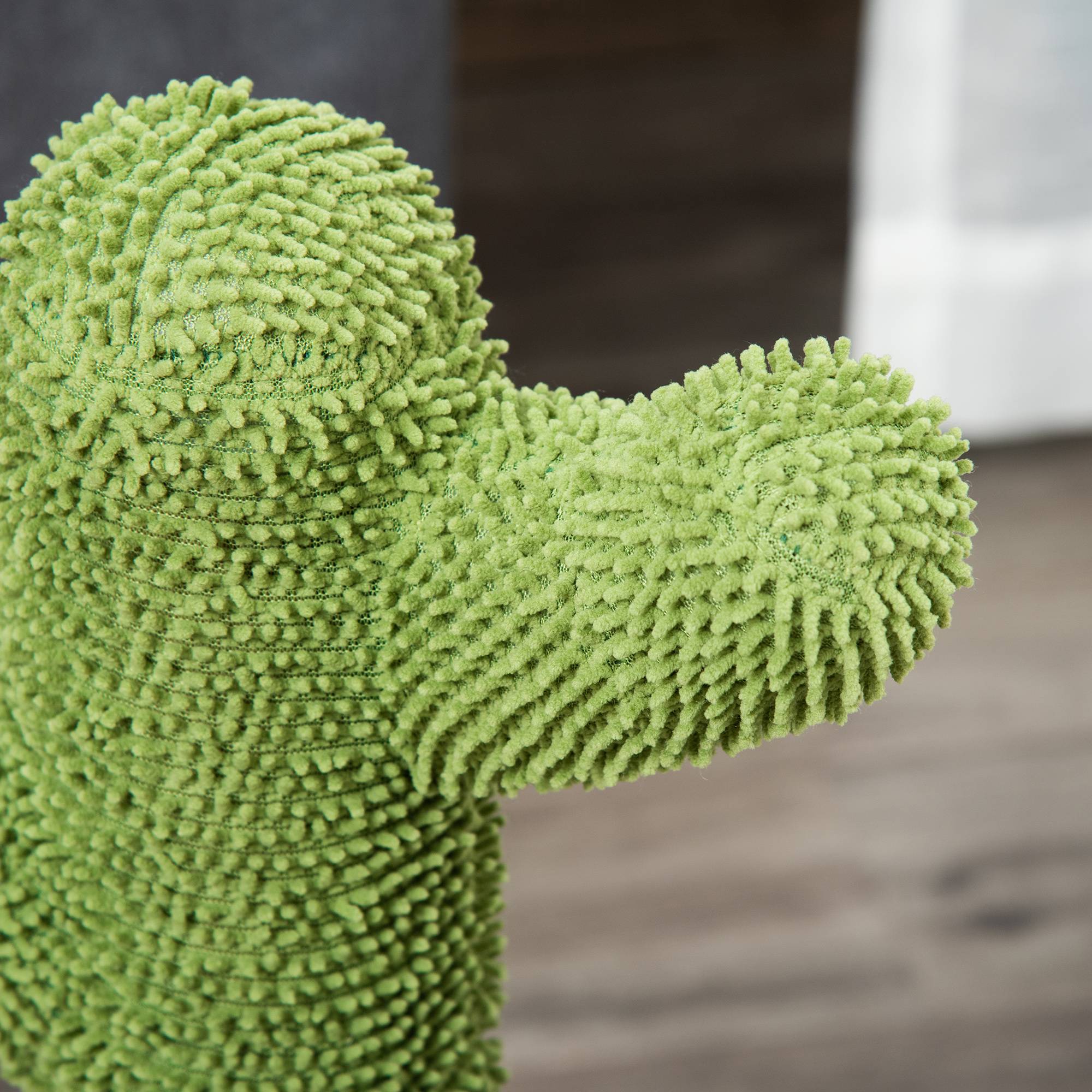 Griffoir pour chat d'intérieur en forme de cactus, arbre à chat en sisal résistant avec base, 40 x 40 x 65 cm, vert - Image 10