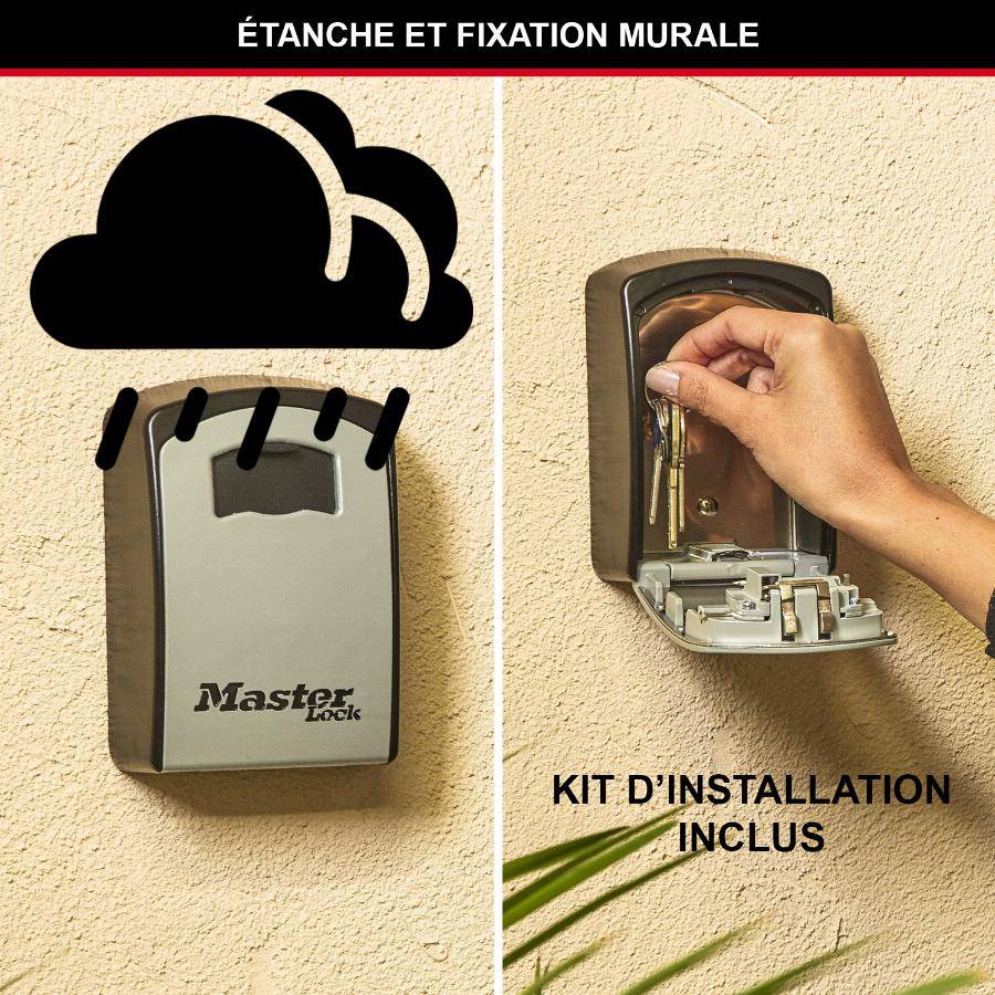 Master Lock - Boite à clés XL MASTERLOCK Fixation murale - 5403EURD - Image 5