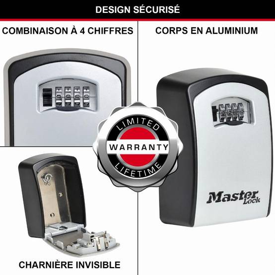 Master Lock - Boite à clés XL MASTERLOCK Fixation murale - 5403EURD - Image 3