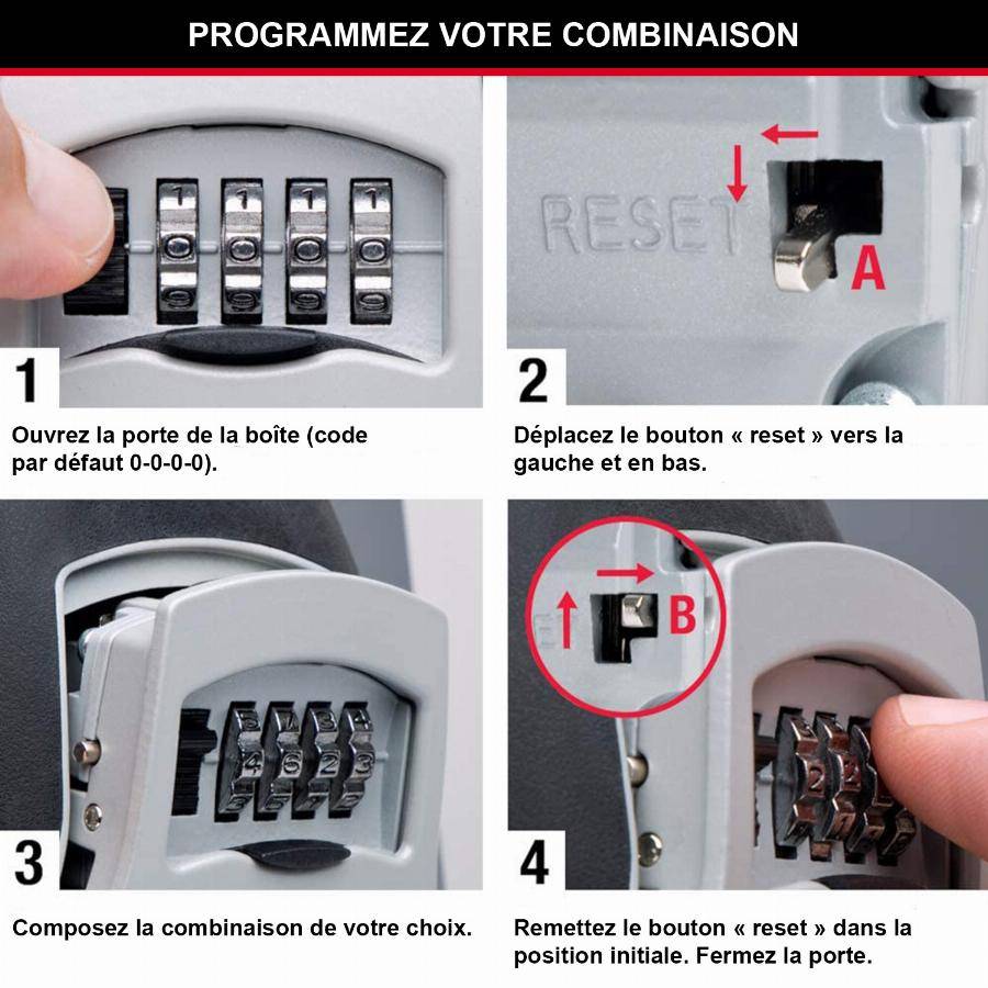 Master Lock - Boite à clés XL MASTERLOCK Fixation murale - 5403EURD - Image 7