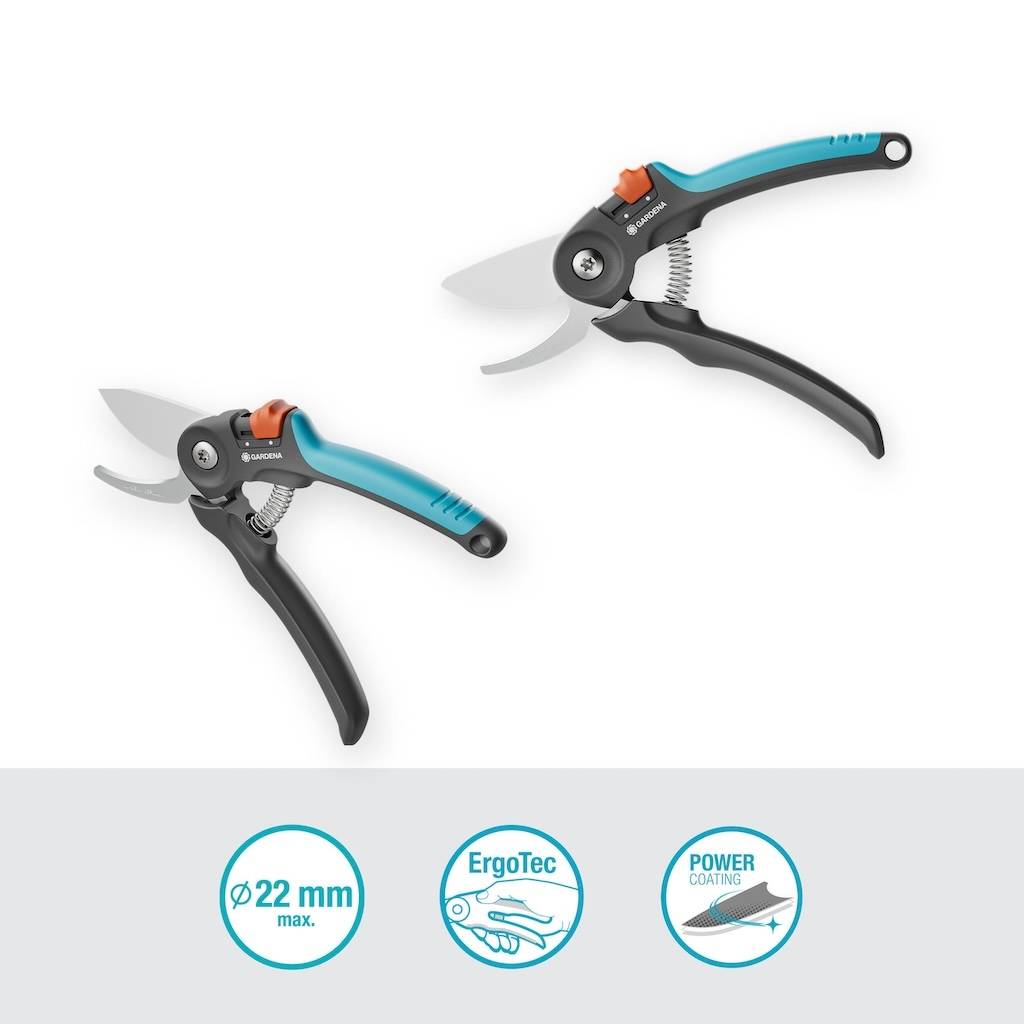 Gardena - Sécateur de jardin – PremiumCut – Bois vert Ø 22 mm – Lames PowerCoating - Image 3