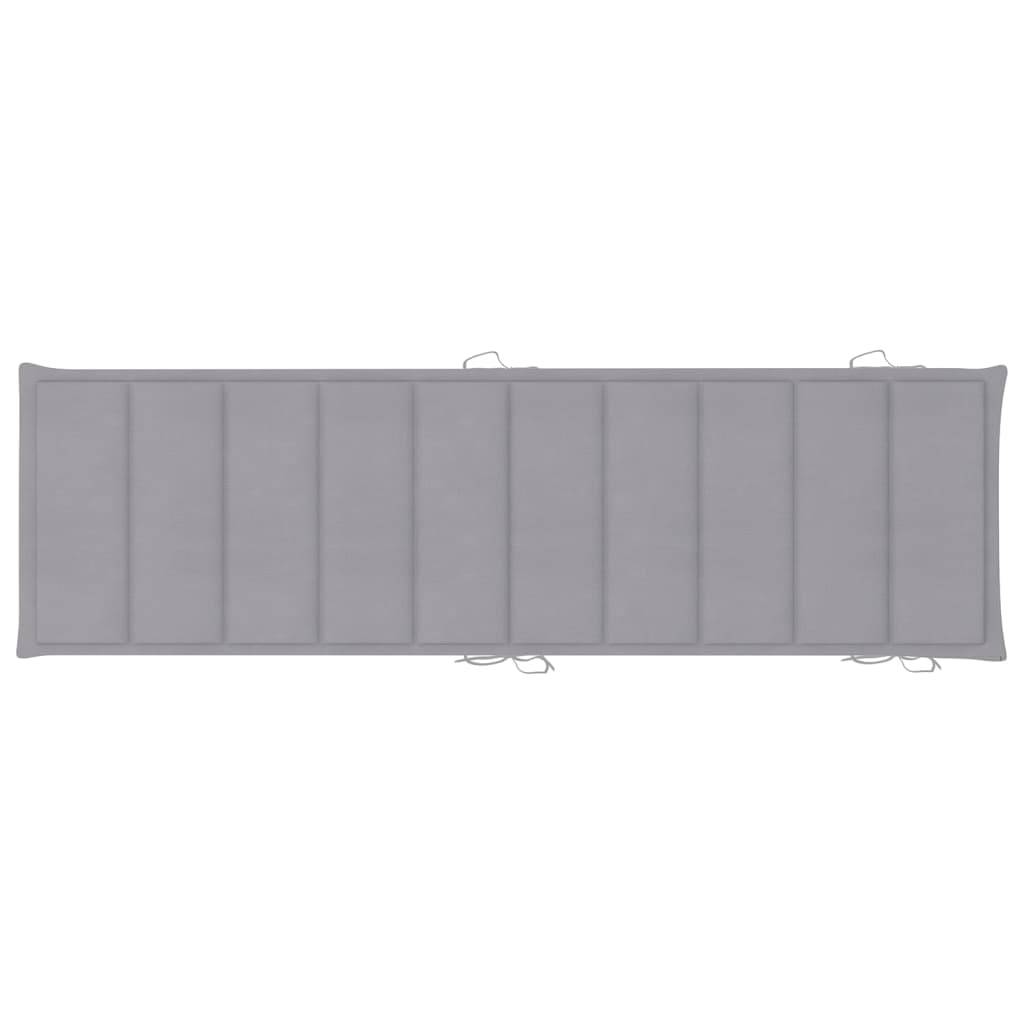 Helloshop26 - Lot de 2 transats chaise longue bain de soleil lit de jardin terrasse meuble d'extérieur avec coussins bois d'acacia solide - Image 8