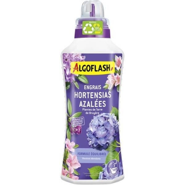 Algoflash - Engrais hortensias - ALGOFLASH - 1 L