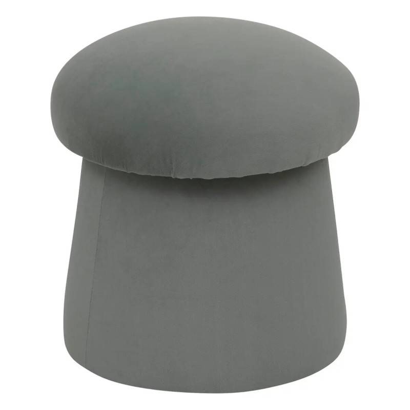 Atmosphera - Pouf en velours 40 cm coloris céladon Noa Atmosphera - Image 1