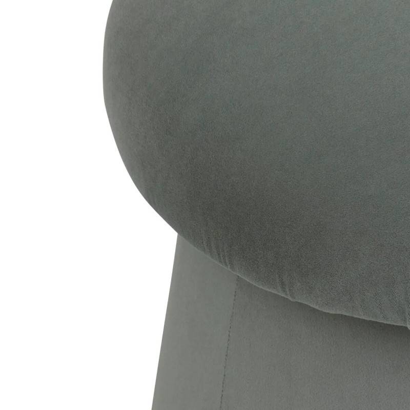 Atmosphera - Pouf en velours 40 cm coloris céladon Noa Atmosphera - Image 2