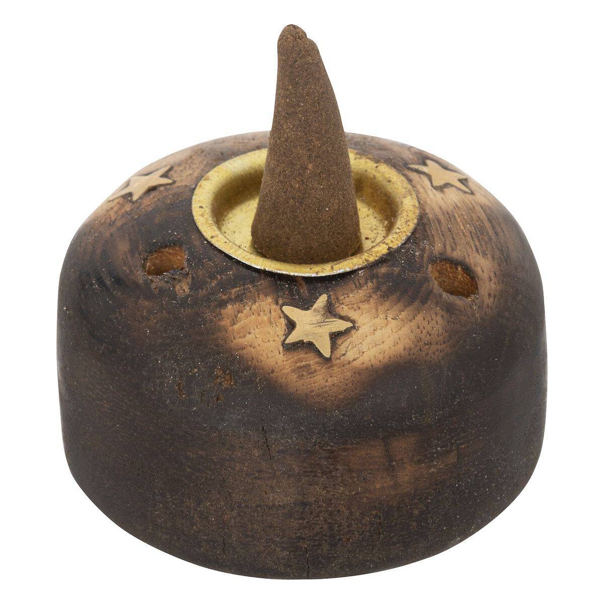 Coffret d'Encens en Bois "Taly" 25cm Marron - Image 4