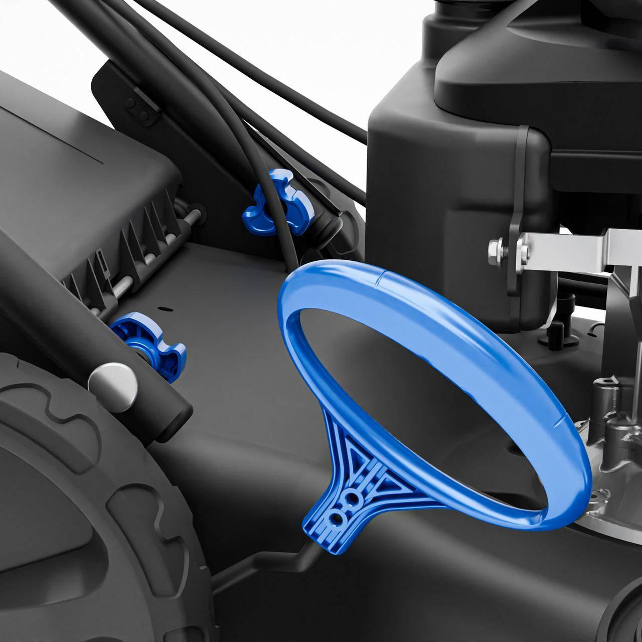 Tondeuse à Gazon Thermique Autotractée 46 cm 139 cm3 4-en-1 Bac 60 L HYM18150SPX Hyundai - Image 4