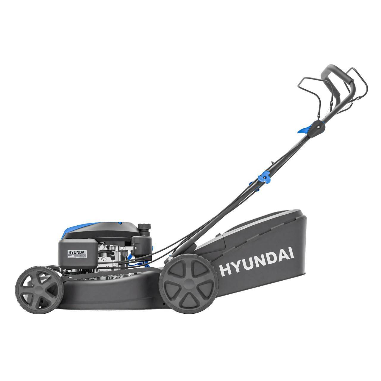 Tondeuse à Gazon Thermique Autotractée 46 cm 139 cm3 4-en-1 Bac 60 L HYM18150SPX Hyundai - Image 3
