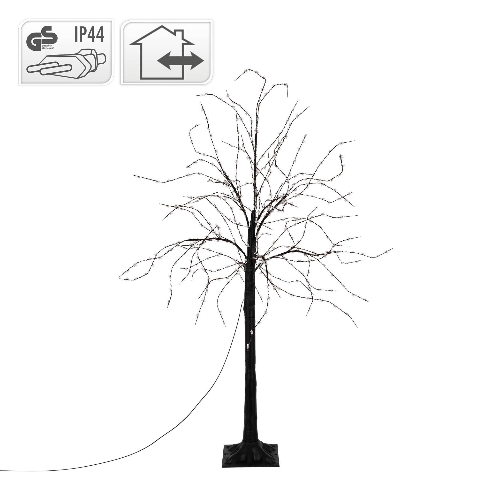 Arbre de Noël décoratif 120 cm avec 480 LED blanc chaud branches flexibles IP44 - Image 3