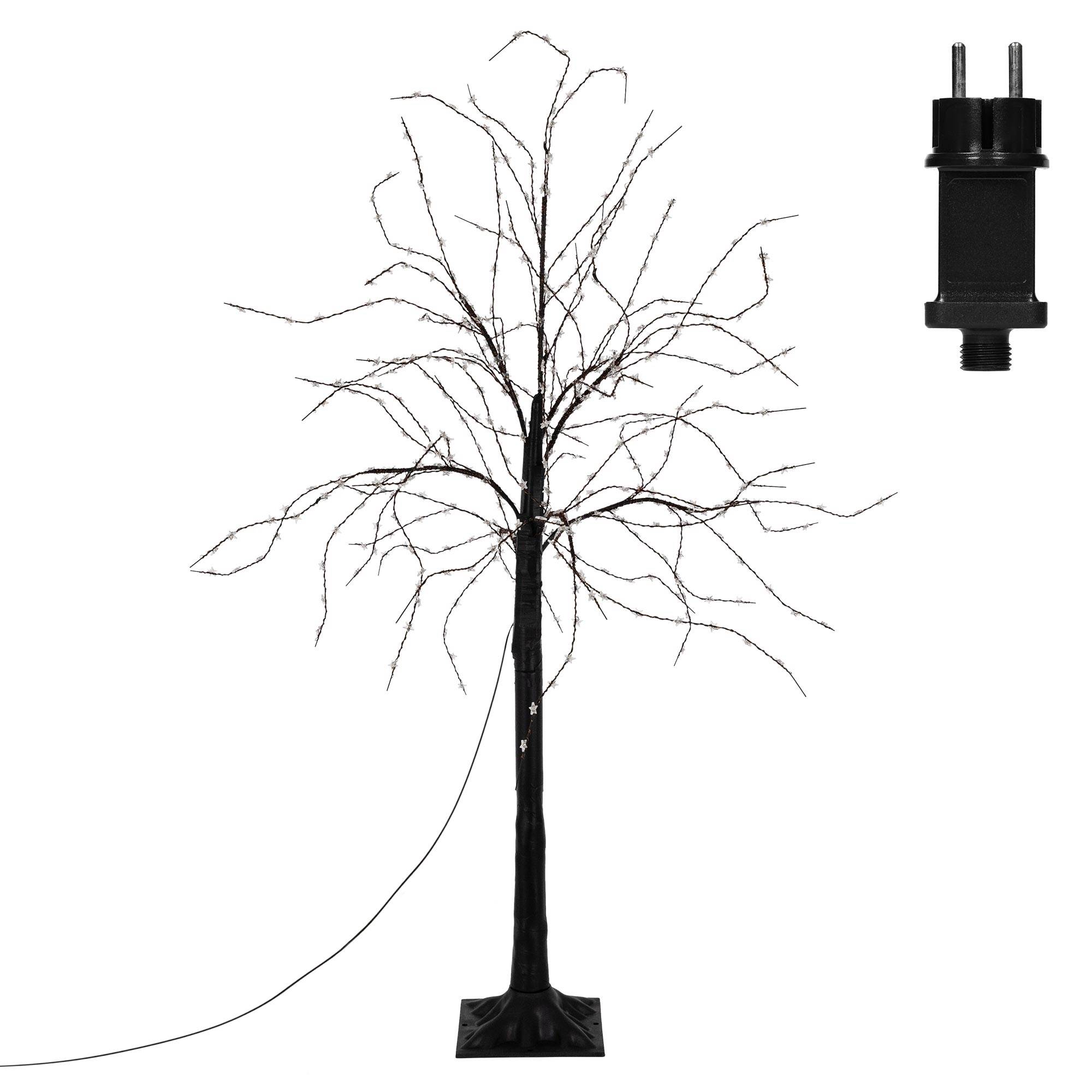Arbre de Noël décoratif 120 cm avec 480 LED blanc chaud branches flexibles IP44 - Image 2