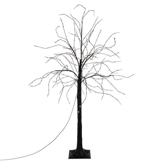 Arbre de Noël décoratif 120 cm avec 480 LED blanc chaud branches flexibles IP44 - Image 1