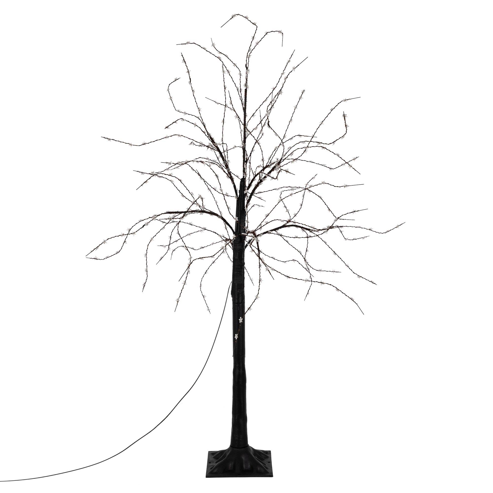 Arbre de Noël décoratif 120 cm avec 480 LED blanc chaud branches flexibles IP44 - Image 1