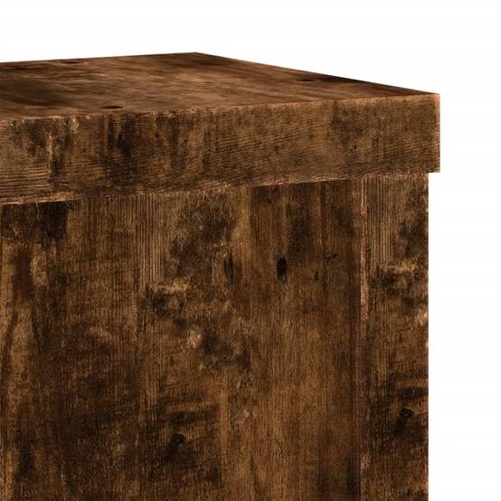 Supports pour plantes meuble fleurs lot de 2 bois d'ingénierie marron - Image 6