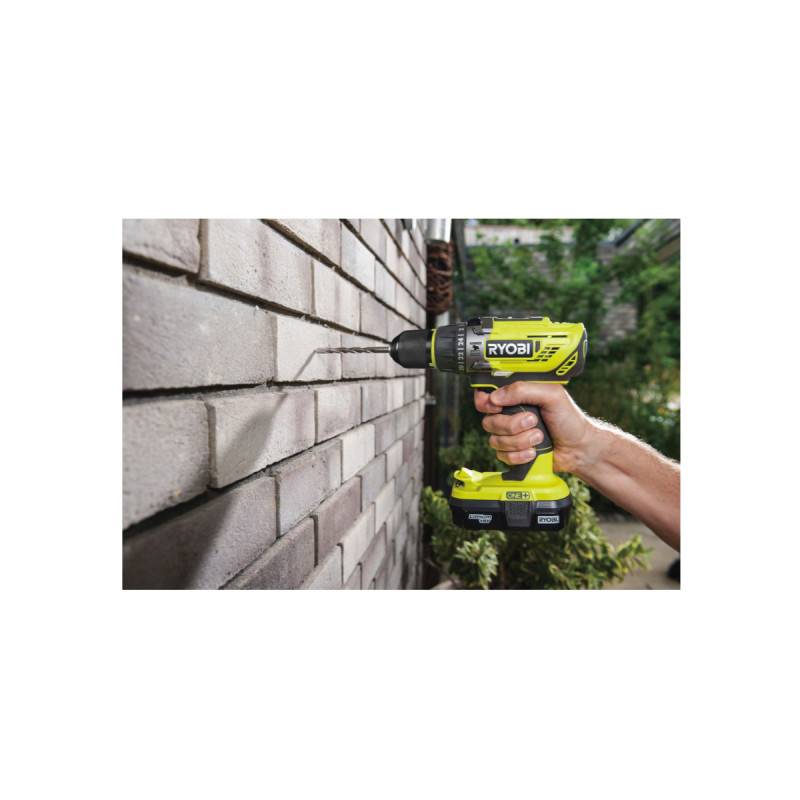 Ryobi - Perceuse-visseuse à percussion RYOBI 2 vitesses 18V ONEPLUS - Batteries LithiumPlus 2x 2,0 Ah R18PD3-220S - Image 3