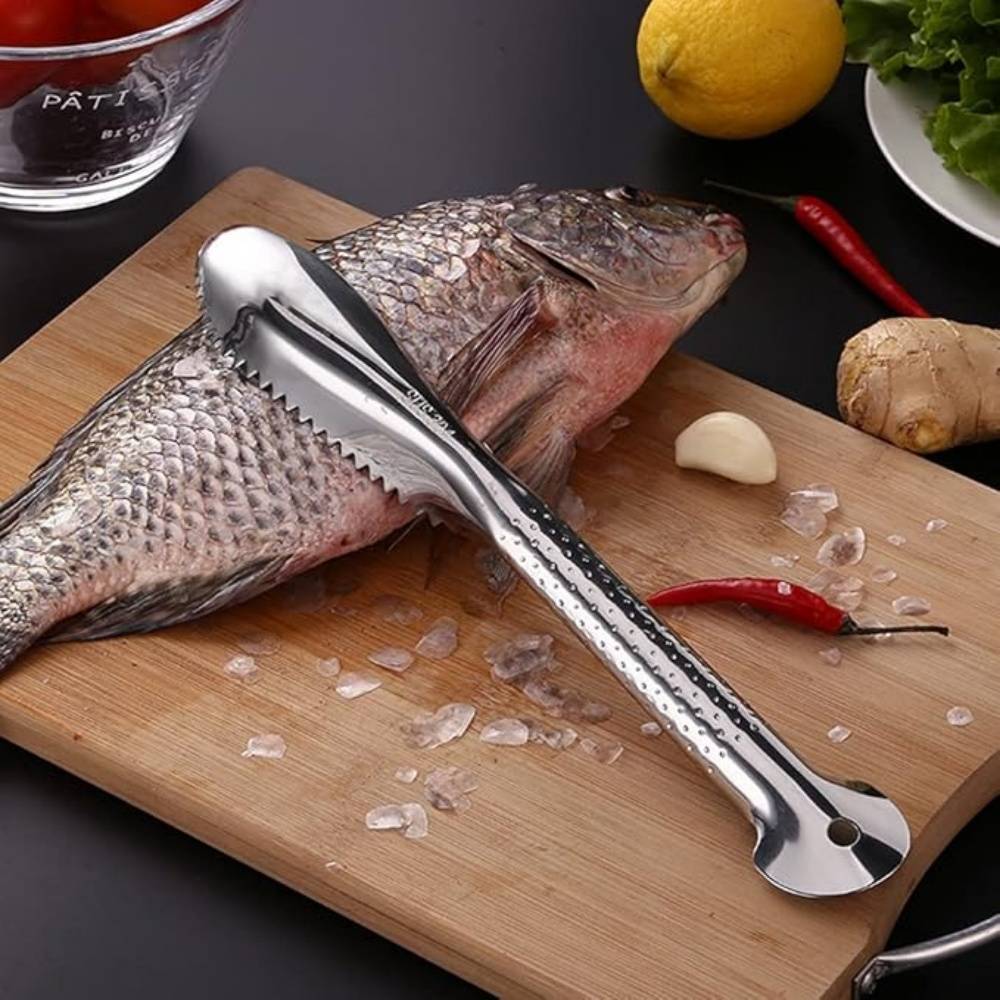 Grattoir À Écailles De Poisson Inox - Image 4