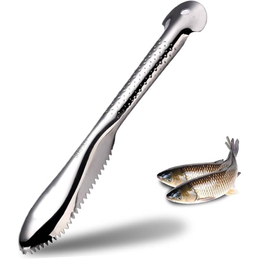 Grattoir À Écailles De Poisson Inox - Image 1