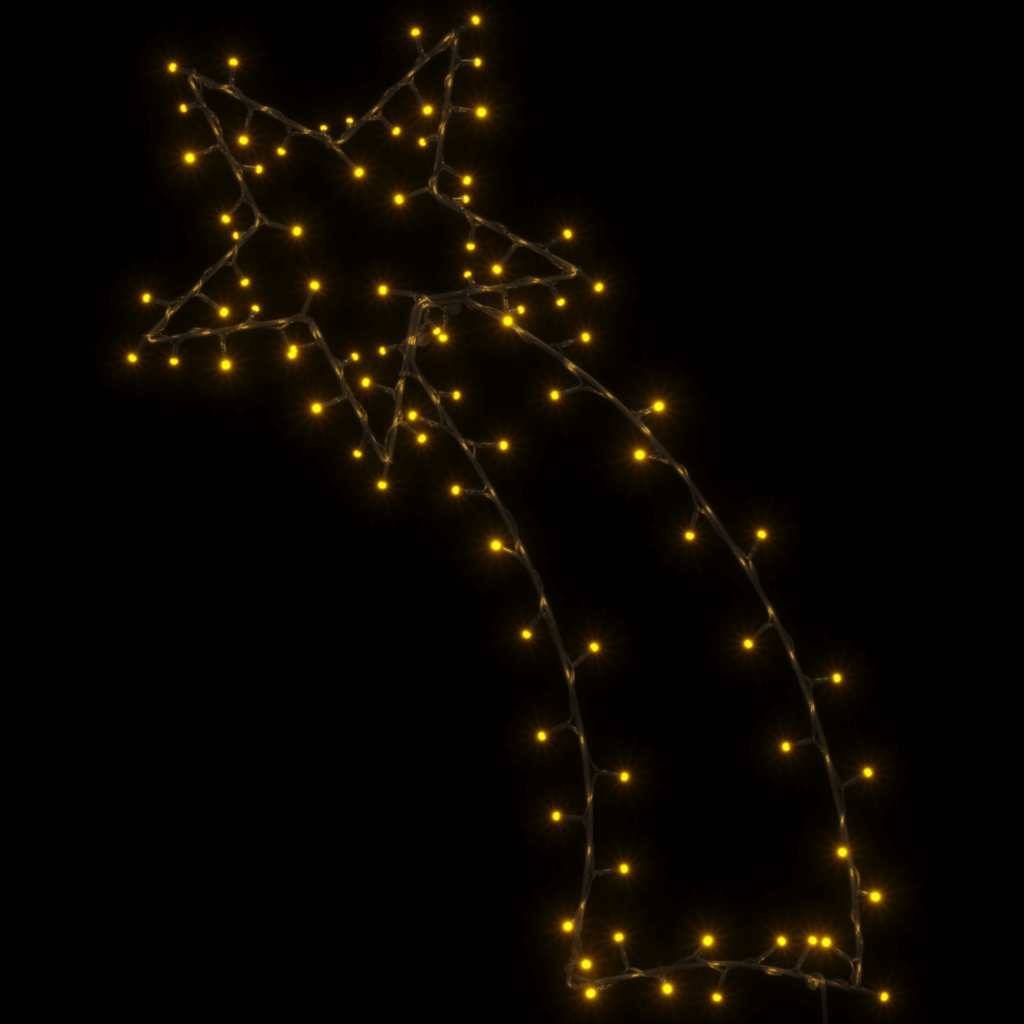 Grande Silhouette Étoile Filante 90cm LED 8 Modes USB Déco Murale Noël – ComfortXL Outdoor Living - Image 5