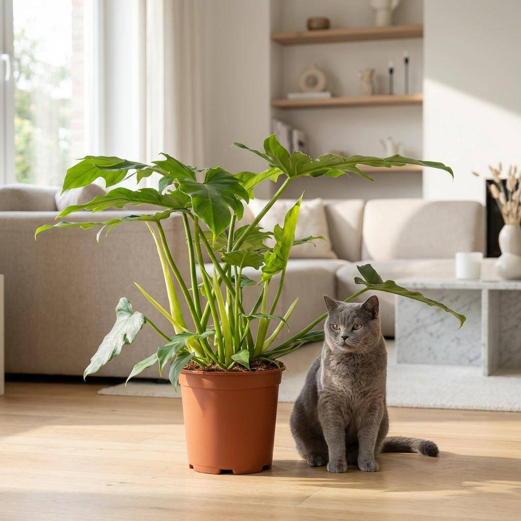 Philodendron Lacerum - Pot de 19cm - Hauteur 65cm - Sans cache-pot - Plantes d'intérieur - Image 3
