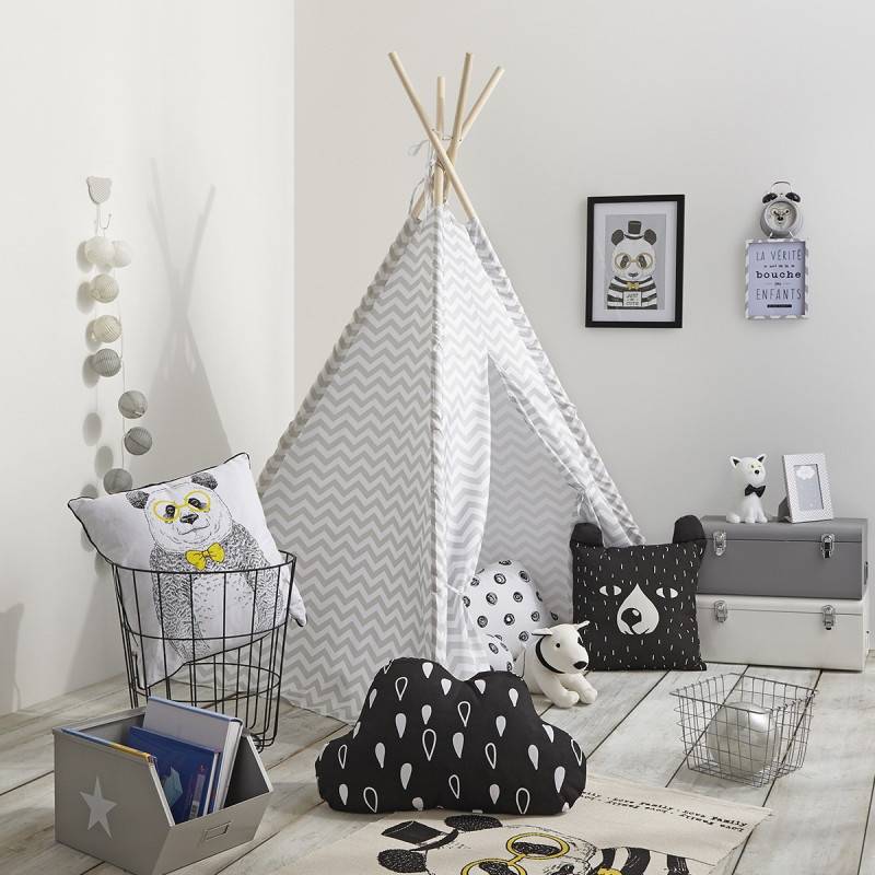 Tipi pour enfant coloris gris Atmosphera - Image 1