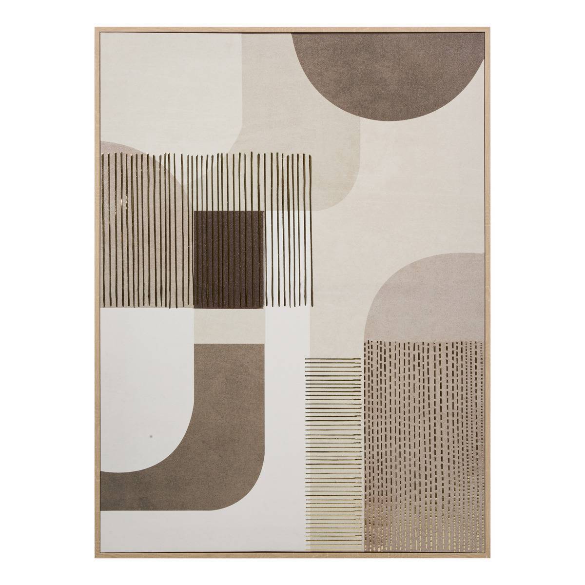 Atmosphera - Toile imprimée Xena 58x2,3x78cm marron - Atmosphera Créateur d'intérieur - Image 1