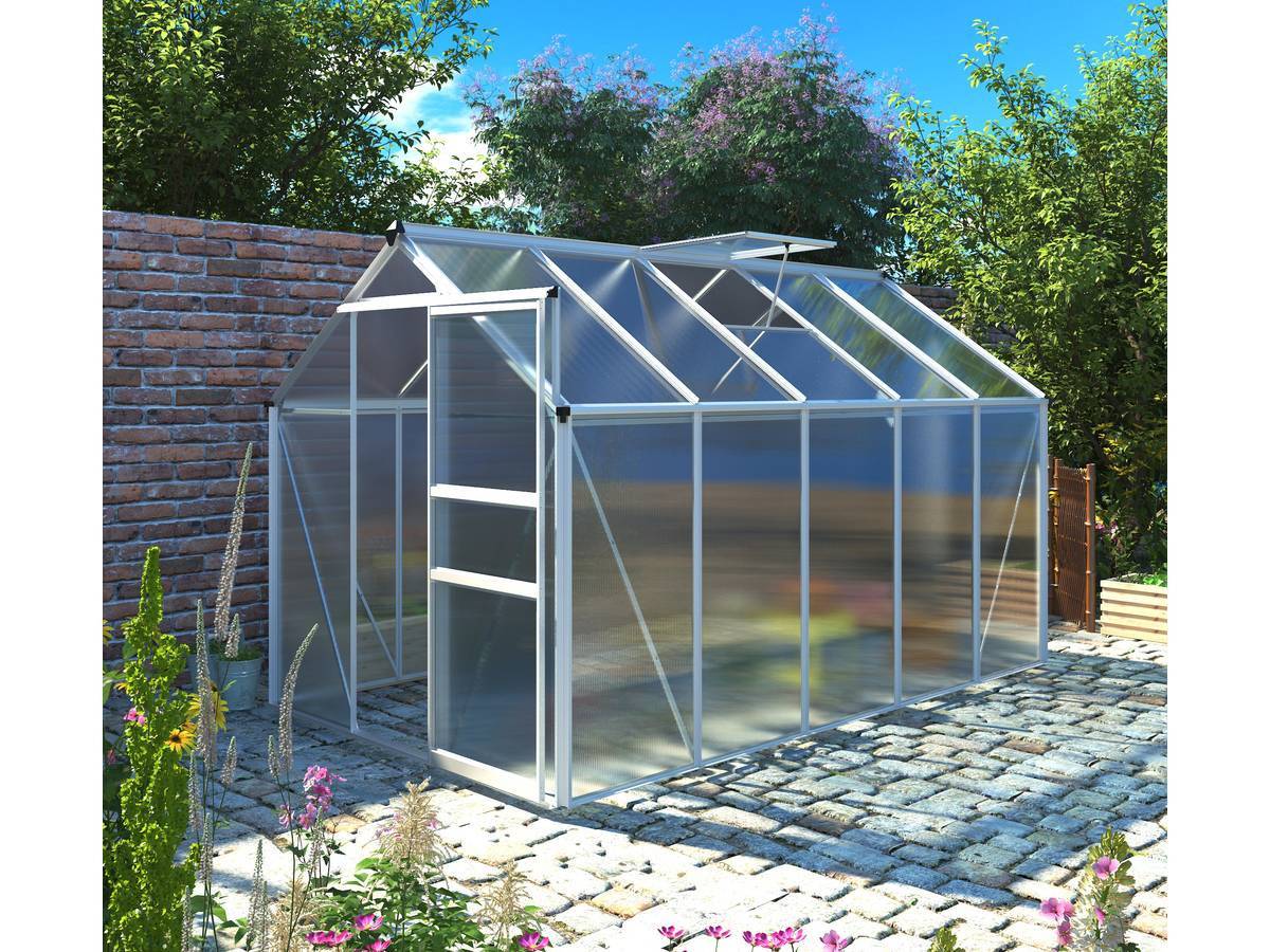 Habitat Et Jardin - Serre Jardin Polycarbonate "hortensia" - 6m² -habitat Et Jardin - Image 2