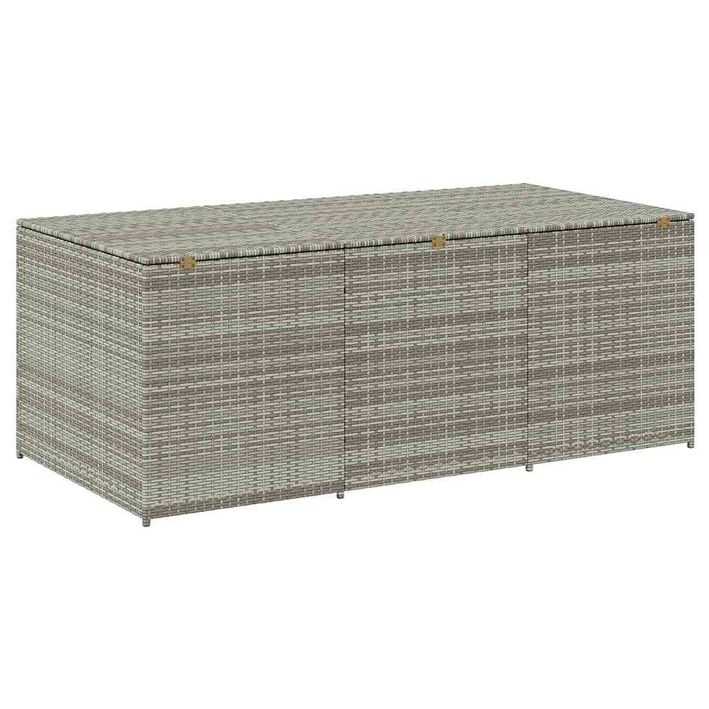 Coffre de Jardin XXL Résine Tressée Grande Capacité pour Terrasse Gris 180x90x70 cm – ComfortXL Outdoor Living - Image 6