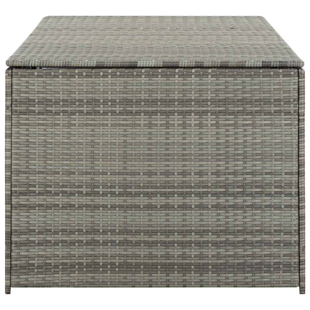 Coffre de Jardin XXL Résine Tressée Grande Capacité pour Terrasse Gris 180x90x70 cm – ComfortXL Outdoor Living - Image 5