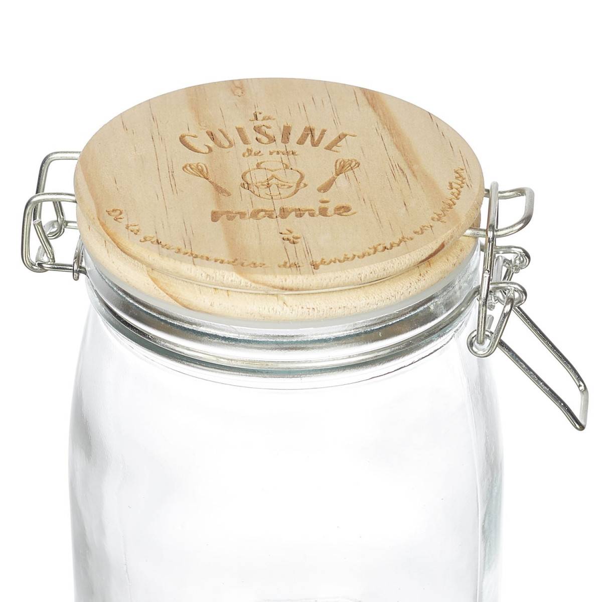 Bocal de Conservation "Mamie Lily" 1,5L Transparent - Image 2
