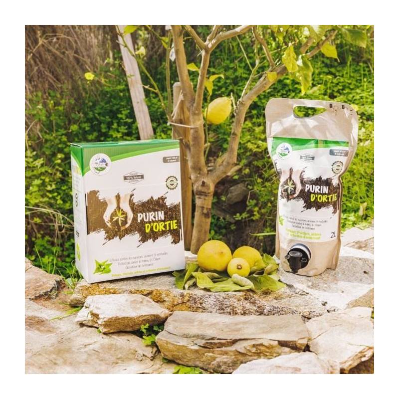 Terra Nostra Purin D'ortie - Pouch 2l Concentré - Préparation 100% Naturelle - Utilisable En Agriculture Biologique - Image 3